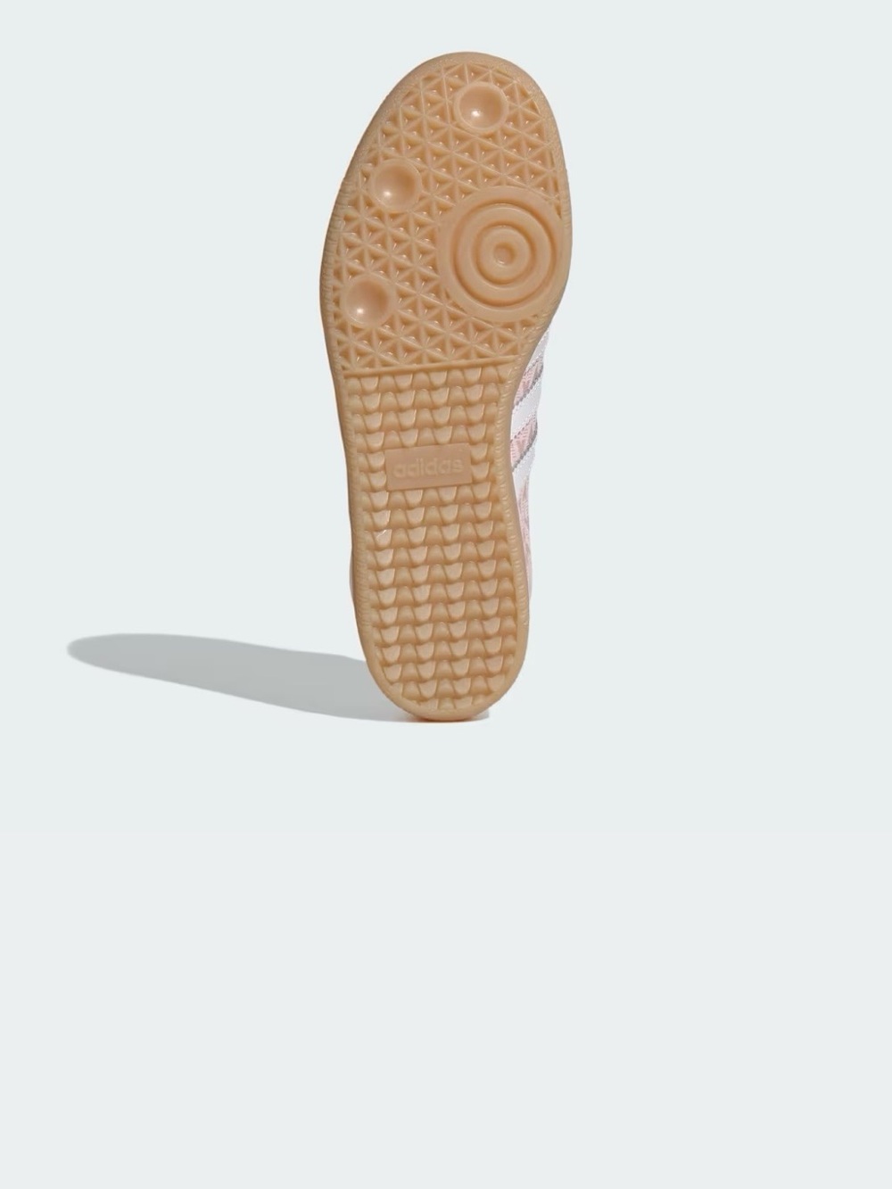 adidas Samba Low-Profile Sneaker in Light Pink and White - Picture 3 of 8